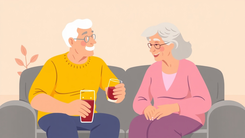 Detailed visual representation of alcohol Related Dementia in Aging Parents