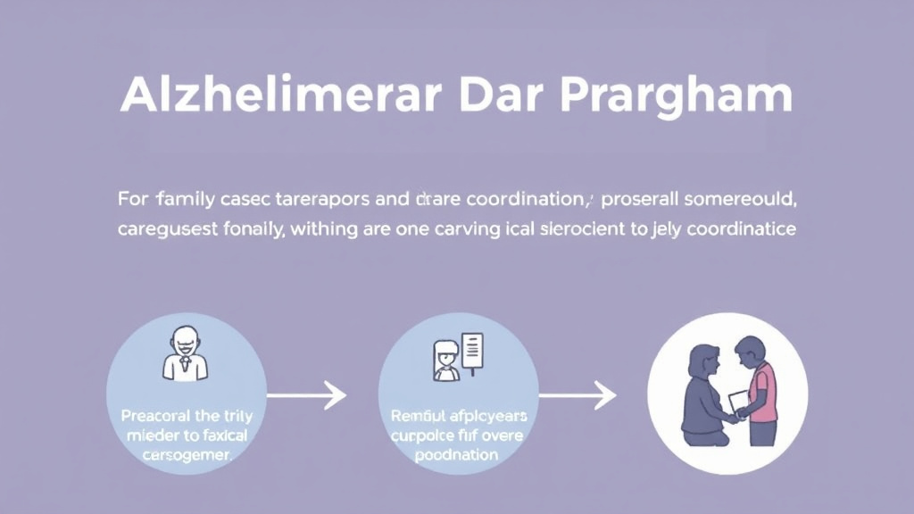 Process flow illustration for putting alzheimer's Day Program Benefits into action