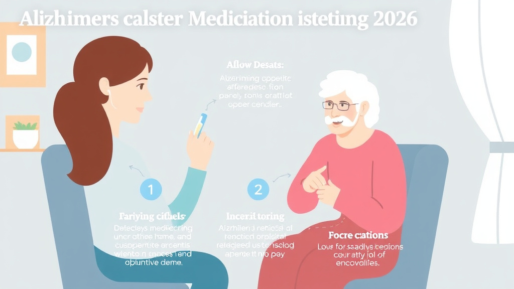 Hands-on guide visualization for alzheimer's Medication Options 2026