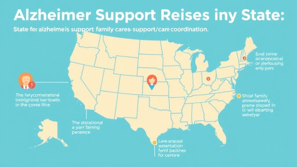 Practical checklist visual for alzheimer's Support Resources by State