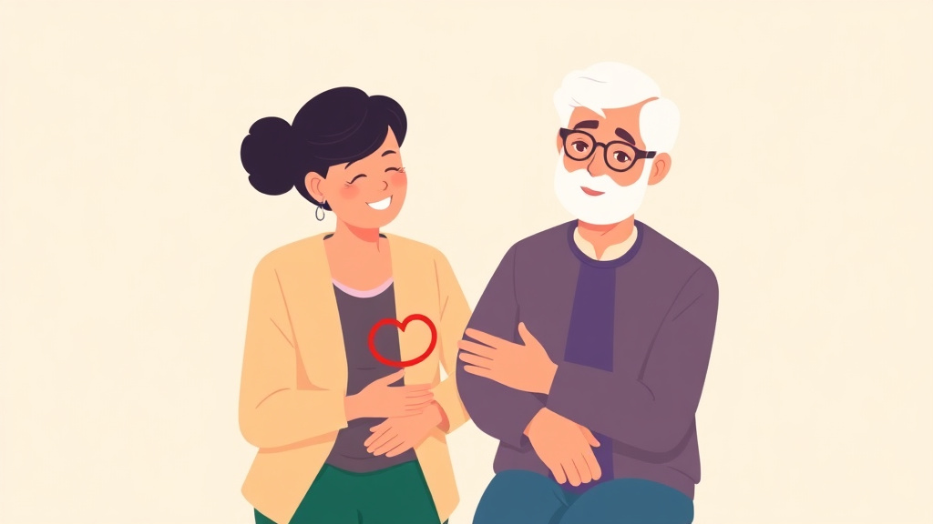 Visual overview of atrial Fibrillation Management in Seniors with key concepts highlighted