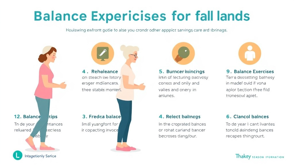 Hands-on guide visualization for balance Exercises for Fall Prevention
