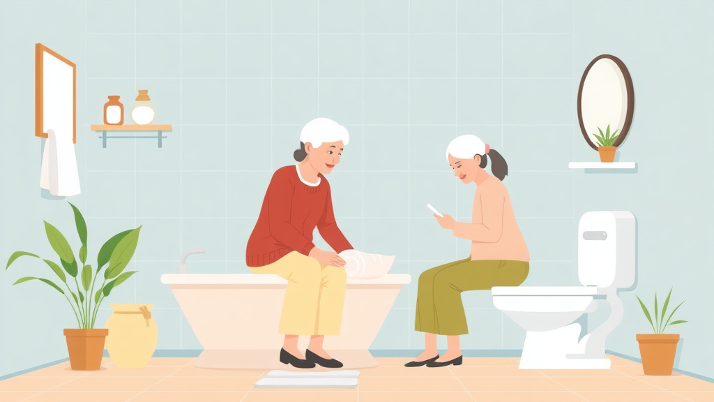 Conceptual diagram showing how bathroom Safety Modifications Seniors works in practice