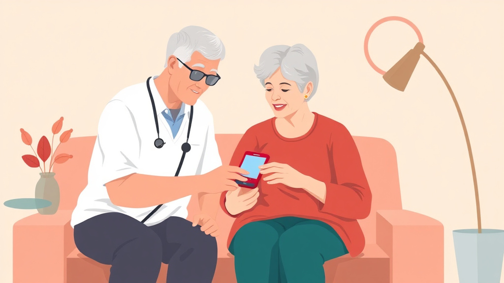 An informative visual explaining blood Sugar Monitoring Elderly for beginners and professionals