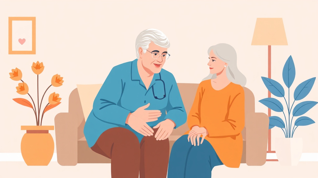 Illustration breaking down the fundamentals of cancer Caregiver Emotional Support