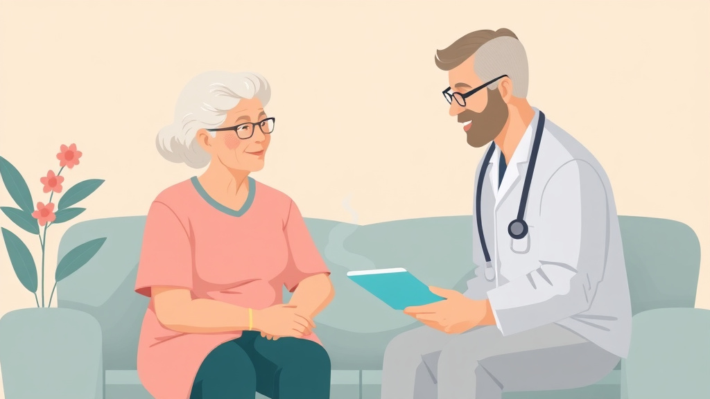 Conceptual diagram showing how cancer Clinical Trials for Elderly works in practice