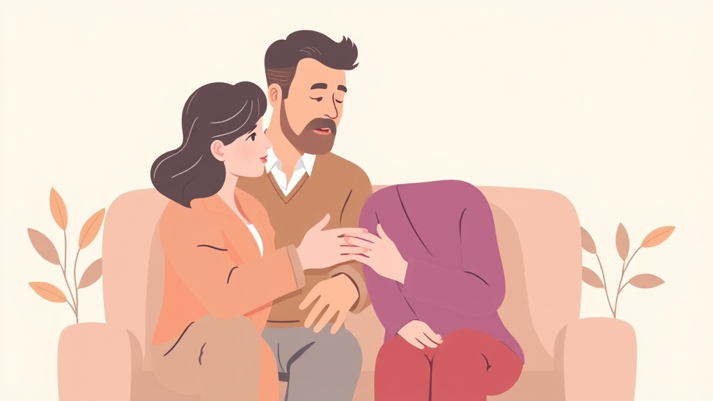 Visual overview of COPD and Anxiety Management with key concepts highlighted