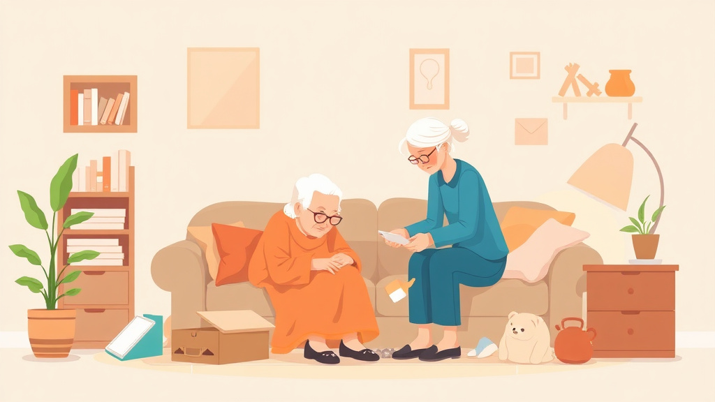 Visual overview of dementia and Hoarding Behaviors with key concepts highlighted