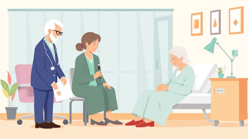 Clear illustration of dementia and Hospital Stays What to Expect with supporting details