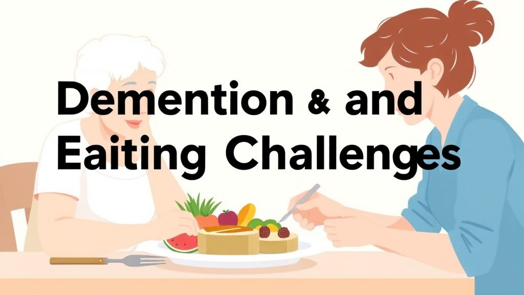 Step-by-step visual guide for implementing dementia and Nutrition Eating Challenges
