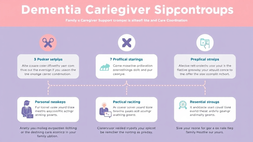 Step-by-step visual guide for implementing dementia Caregiver Support Groups Guide