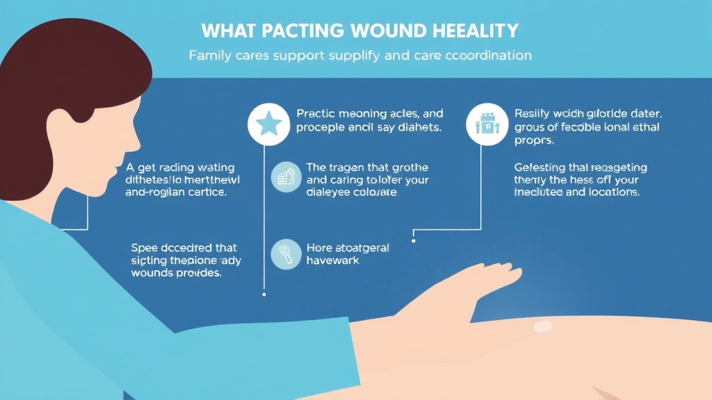 Practical checklist visual for diabetes and Wound Healing