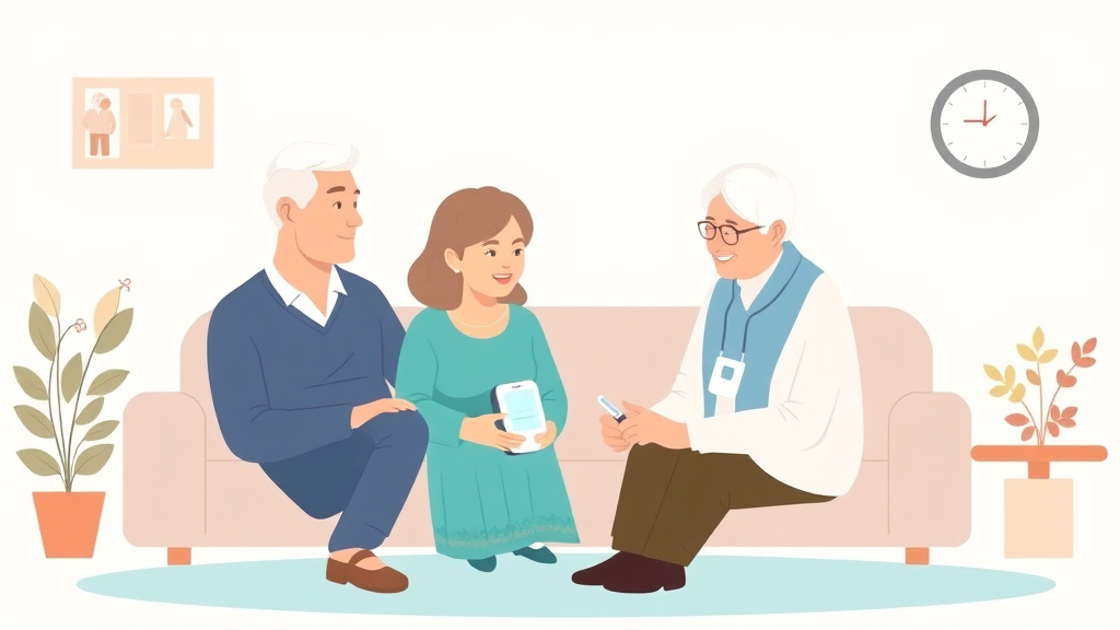 An informative visual explaining diabetes Management for Aging Parents for beginners and professionals