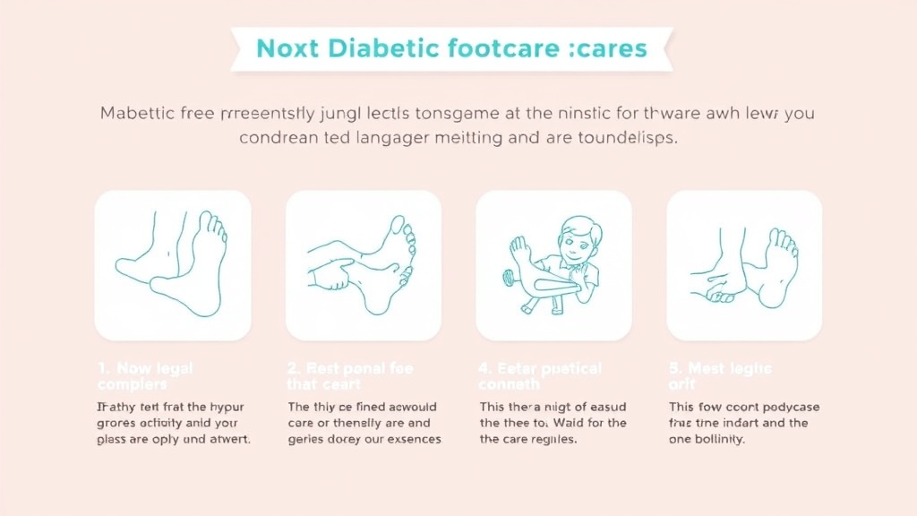 Practical checklist visual for diabetic Foot Care Prevention