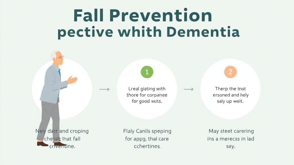 Practical checklist visual for fall Prevention in Seniors with Dementia