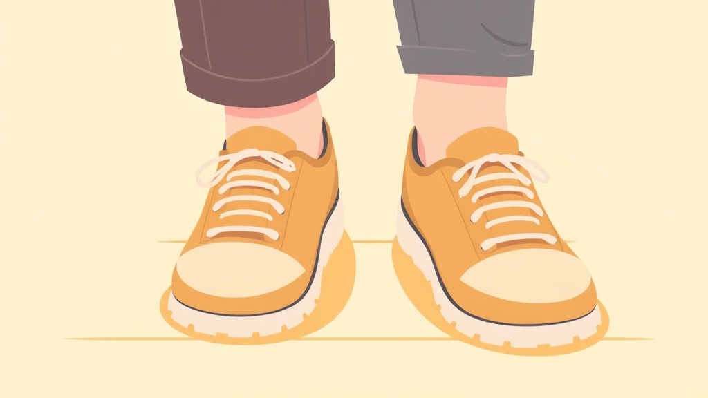 An informative visual explaining fall Prevention Shoes for Elderly for beginners and professionals