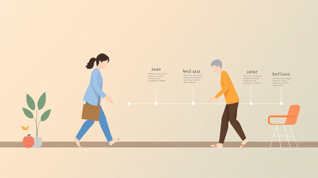 Detailed visual representation of fall Recovery Rehabilitation Timeline