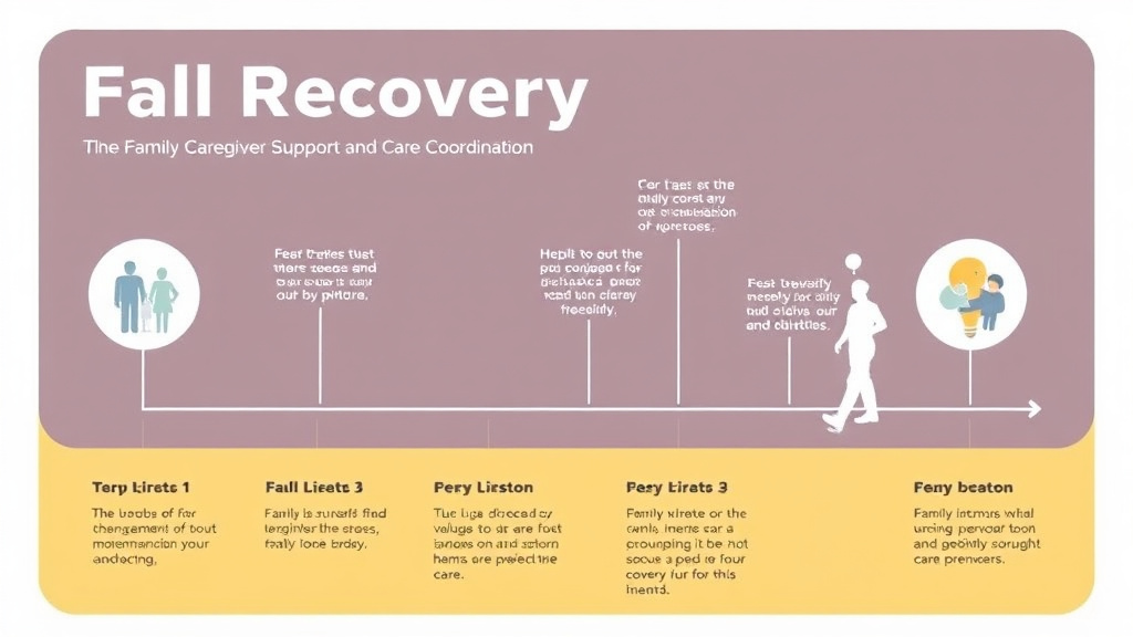 Practical checklist visual for fall Recovery Rehabilitation Timeline