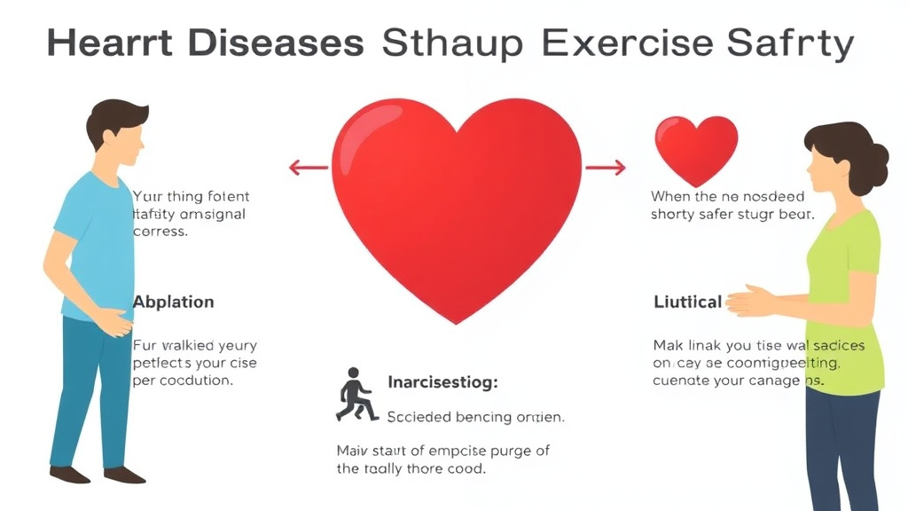 Practical checklist visual for heart Disease and Exercise Safety