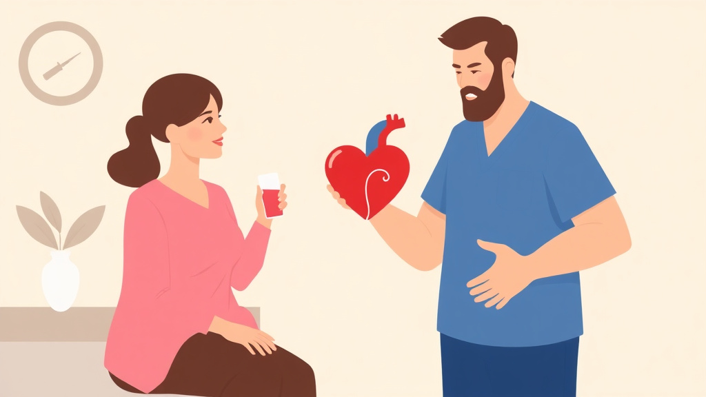 Clear illustration of heart Failure Fluid Restriction Tips with supporting details