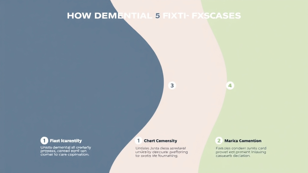 Practical workflow diagram for how Dementia Progresses Through Stages