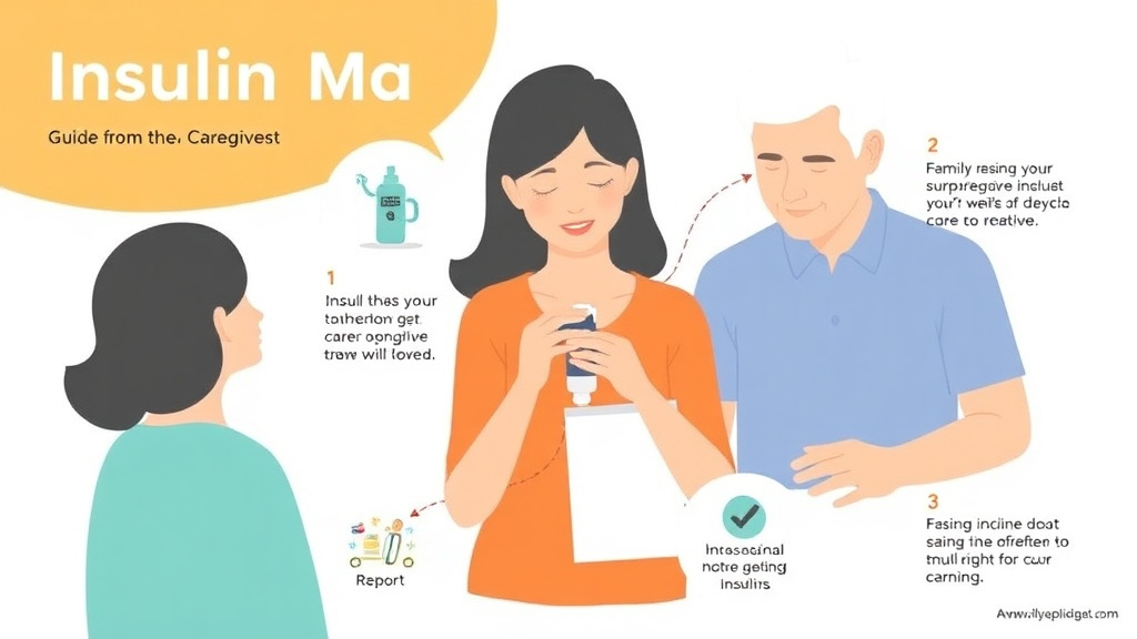 Step-by-step visual guide for implementing insulin Management Guide for Caregivers