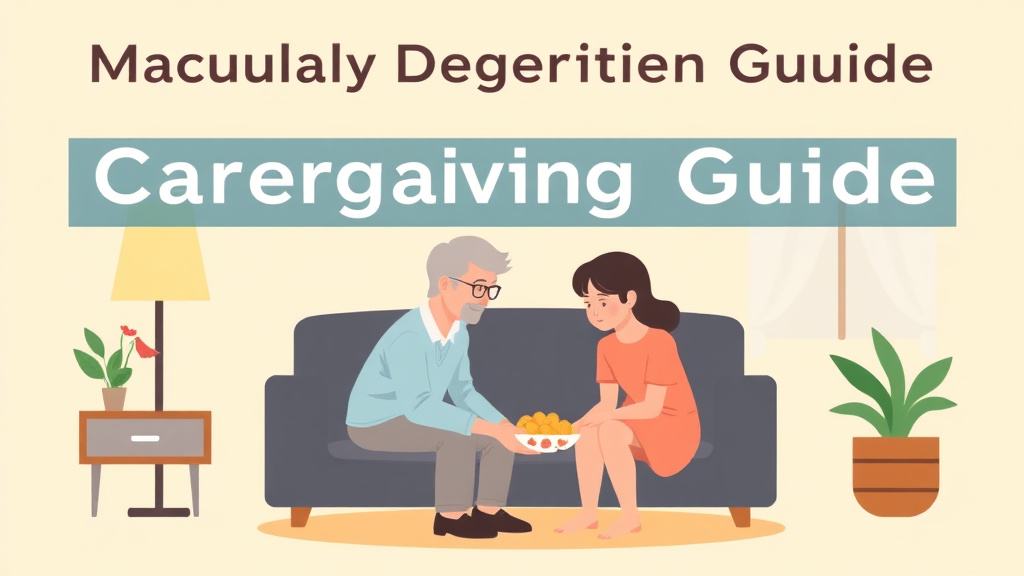 Detailed visual representation of macular Degeneration Caregiving Guide