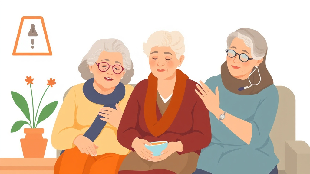 Visual overview of malnutrition Warning Signs Elderly with key concepts highlighted