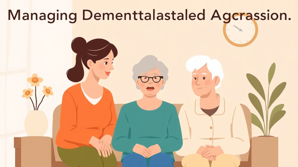 Conceptual diagram showing how managing Dementia Related Aggression works in practice