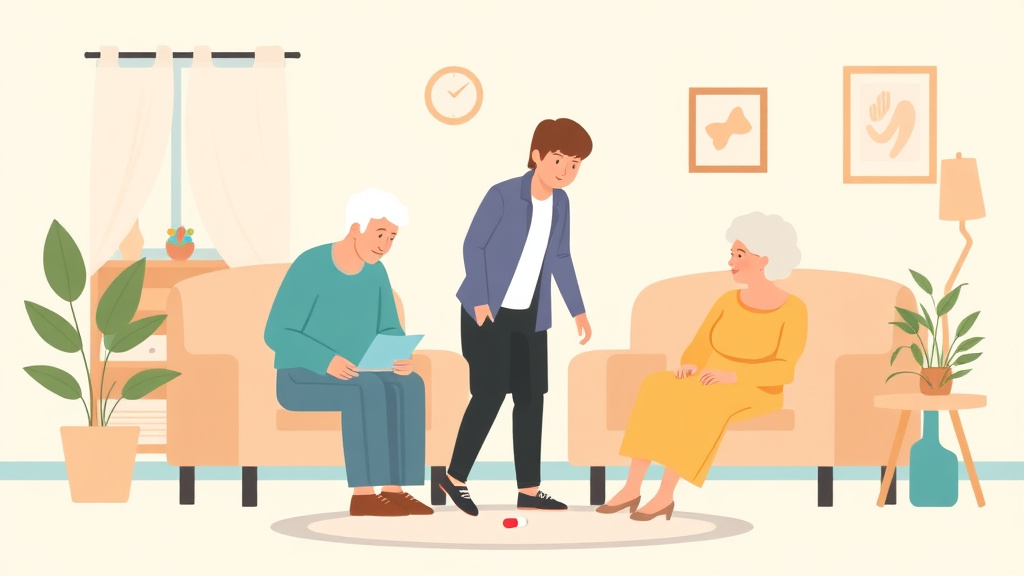 Educational graphic covering the essentials of medication Side Effects That Cause Falls