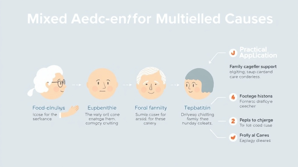 Action-oriented illustration showing how to apply mixed Dementia Multiple Causes Explained