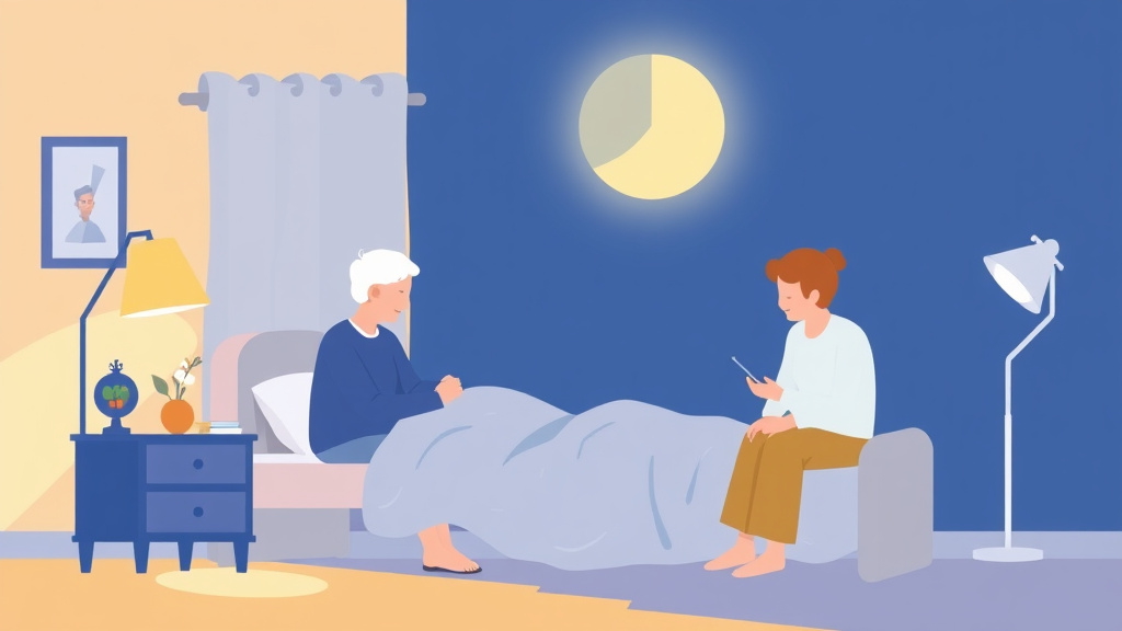 An informative visual explaining nighttime Fall Prevention Tips for beginners and professionals