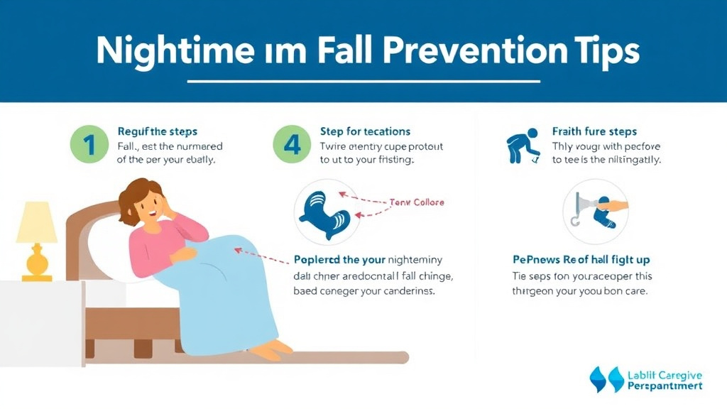 Real-world application diagram for nighttime Fall Prevention Tips