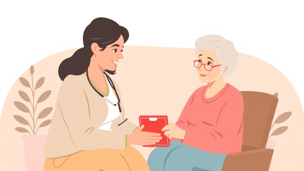 Visual overview of pacemaker Care Guide for Caregivers with key concepts highlighted