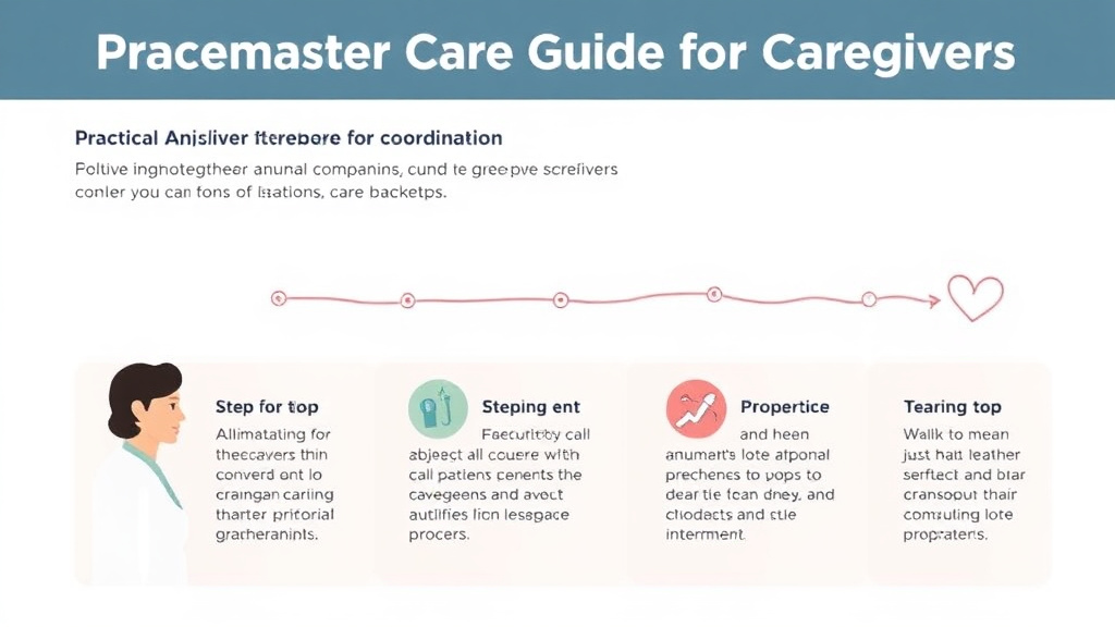 Implementation roadmap for pacemaker Care Guide for Caregivers with actionable steps