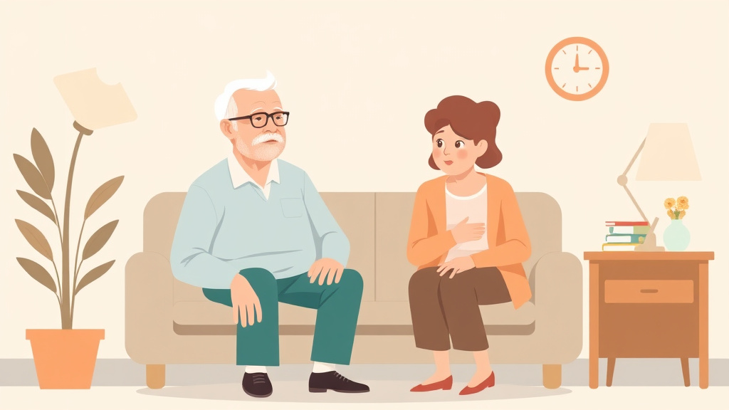 A professional illustration depicting parkinson's and Pain Management