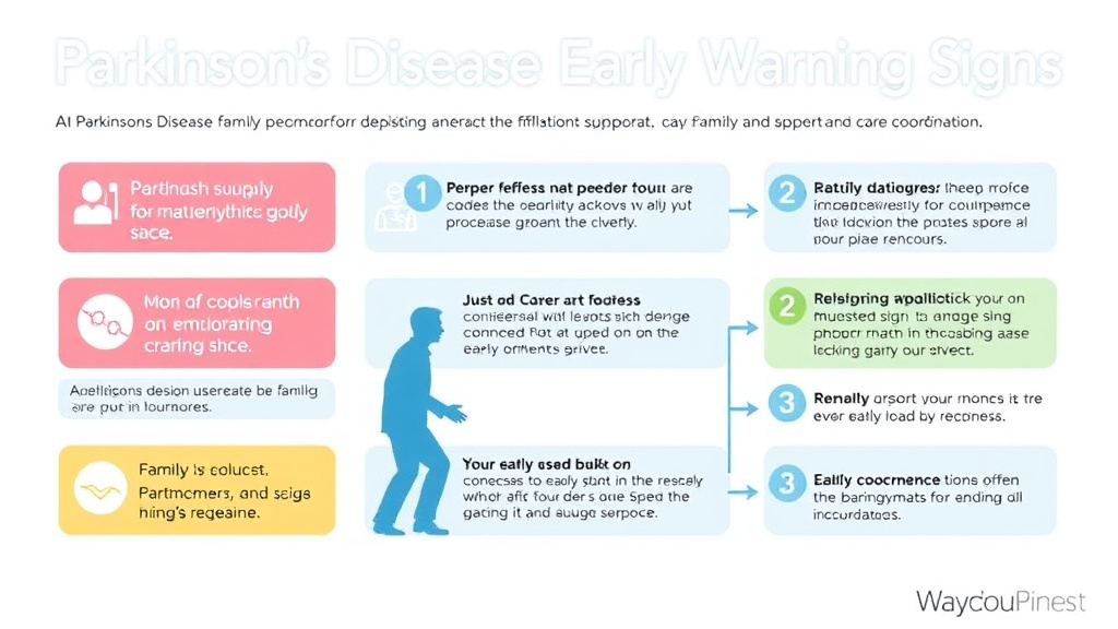 Practical checklist visual for parkinson's Disease Early Warning Signs
