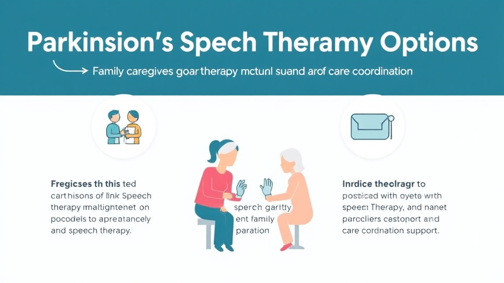 Real-world application diagram for parkinson's Speech Therapy Options