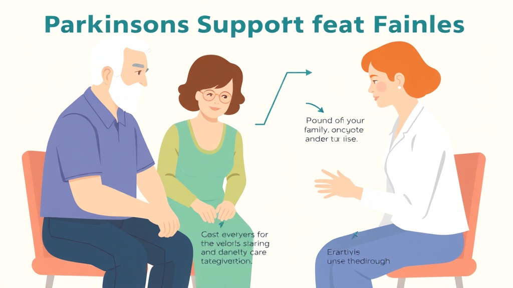 Practical workflow diagram for parkinson's Support Groups for Families
