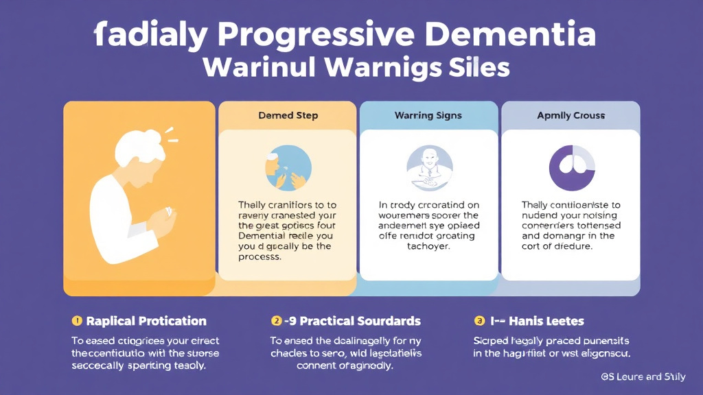 Implementation roadmap for rapidly Progressive Dementia Warning Signs with actionable steps