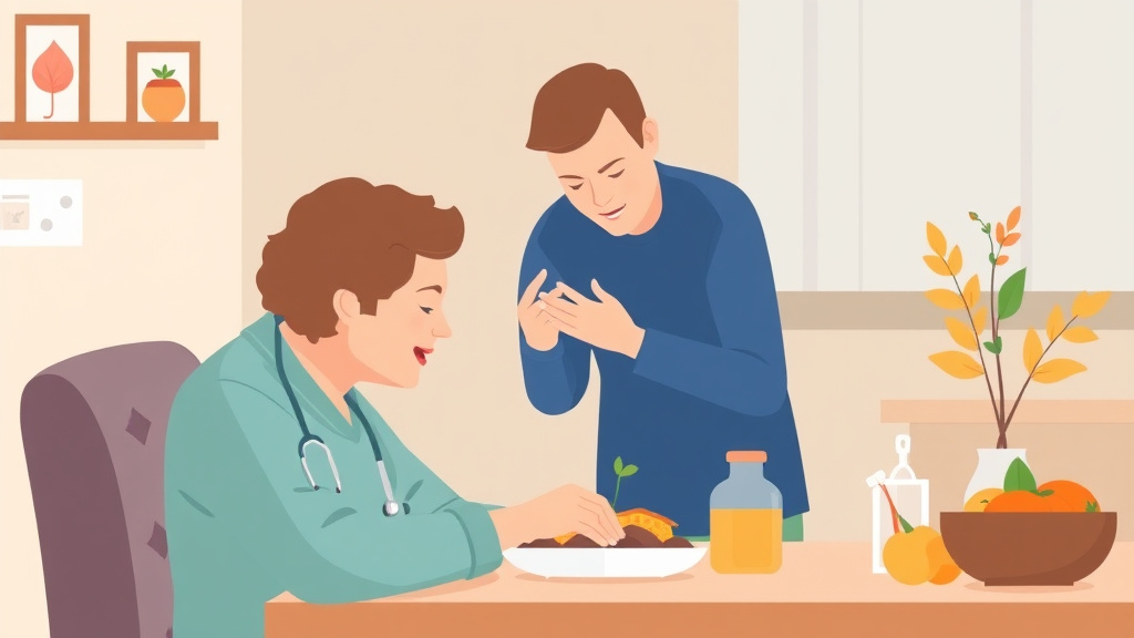 Clear illustration of stroke and Nutrition Recovery Diet with supporting details