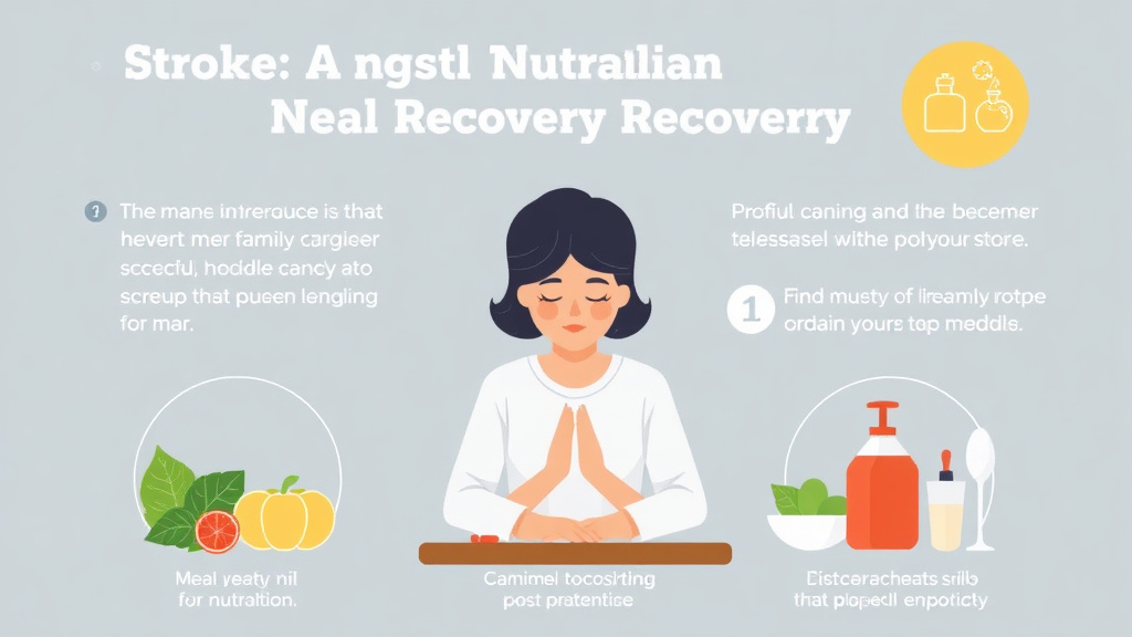 Real-world application diagram for stroke and Nutrition Recovery Diet