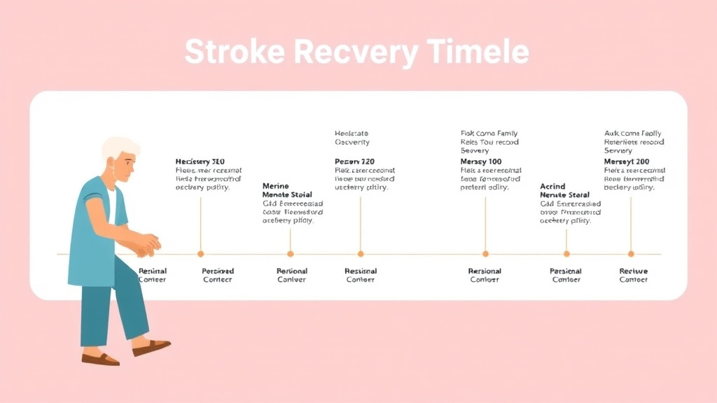 Conceptual diagram showing how stroke Recovery Timeline for Seniors works in practice