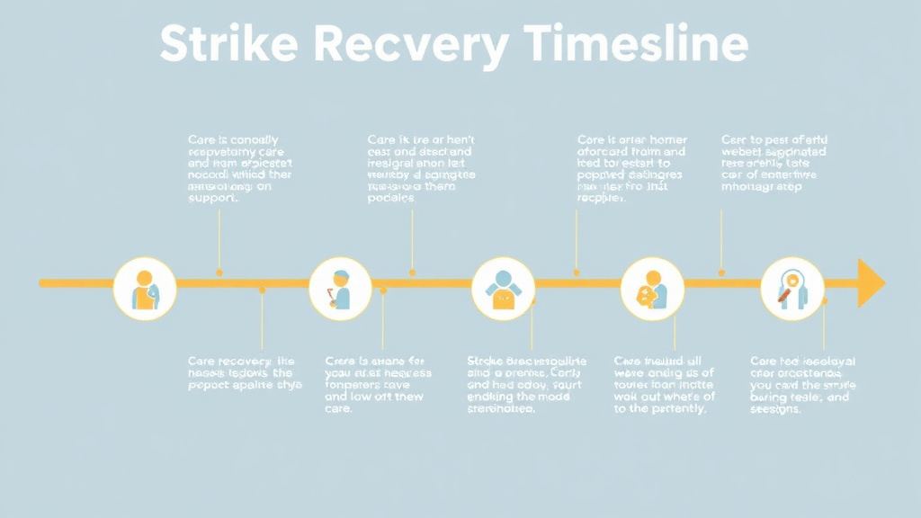 Practical checklist visual for stroke Recovery Timeline for Seniors