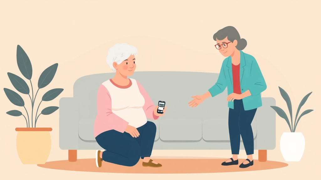 Conceptual diagram showing how type 2 Diabetes Exercise for Seniors works in practice