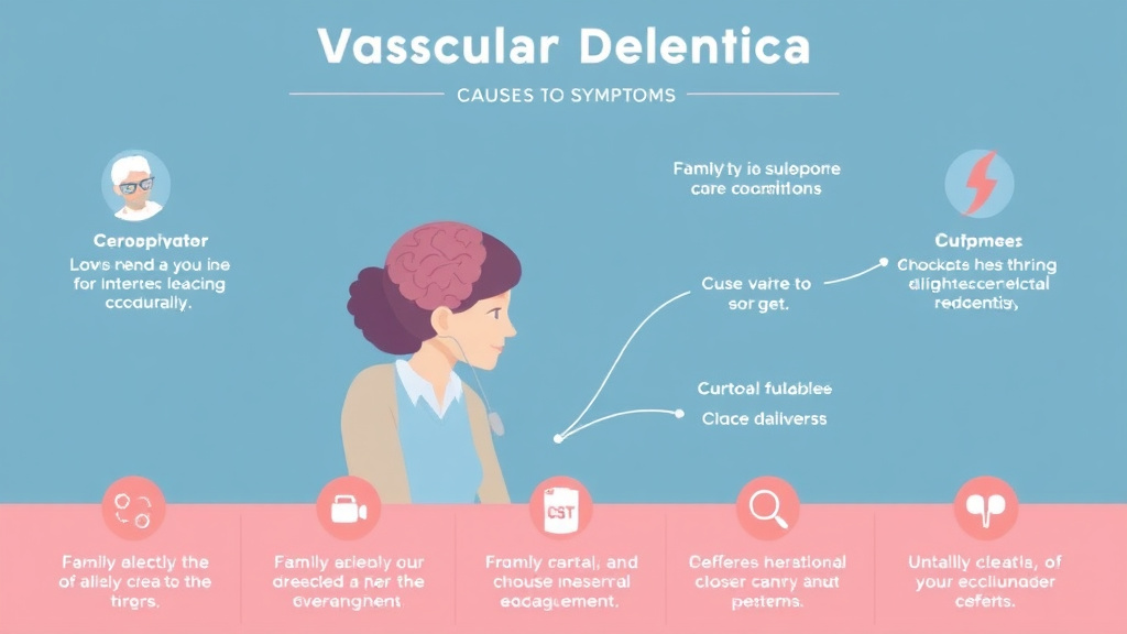 Practical checklist visual for vascular Dementia Causes and Symptoms