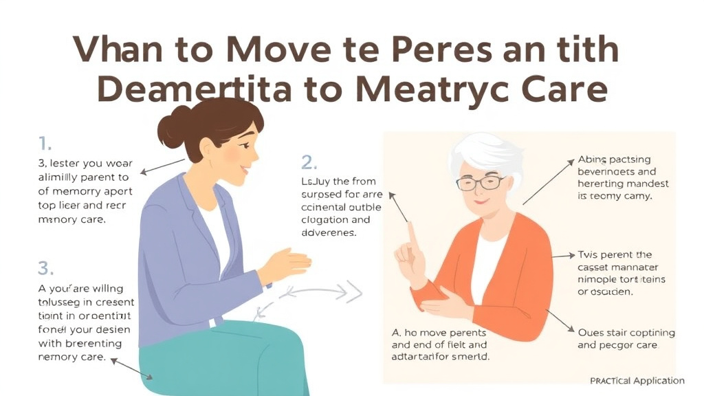 Step-by-step visual guide for implementing when to Move Parent with Dementia to Memory Care