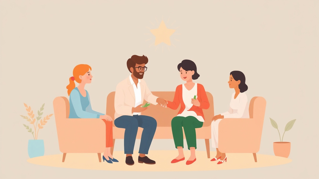 Visual overview of caregiver Coaching Services with key concepts highlighted