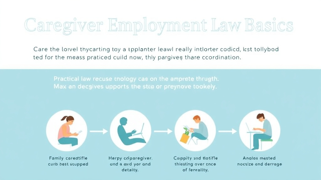 Action-oriented illustration showing how to apply caregiver Employment Law Basics
