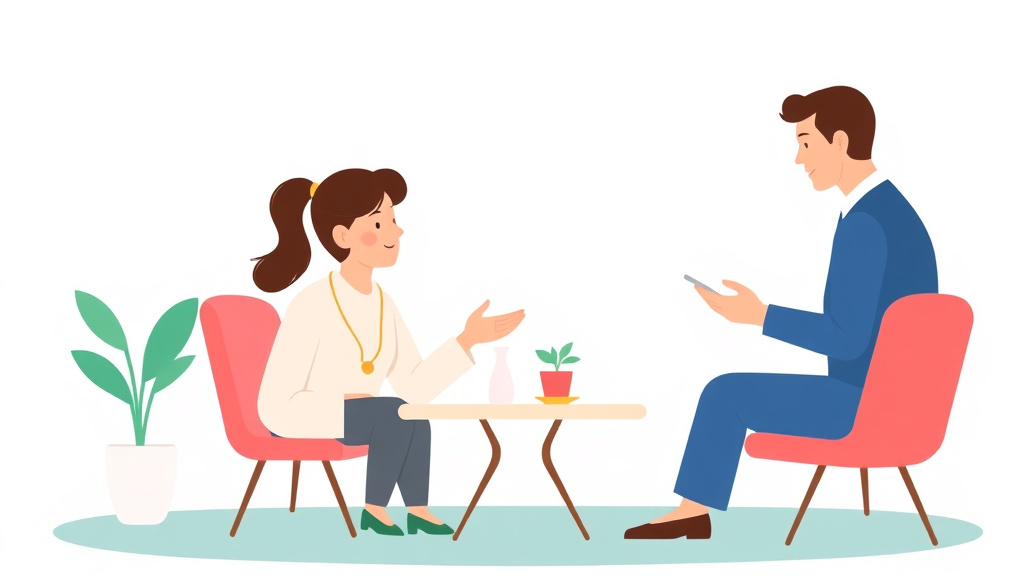 An informative visual explaining caregiver Job Interview Tips for beginners and professionals